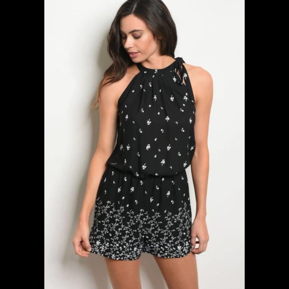 NWT Black Romper
